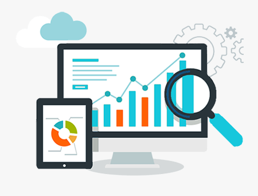 Web Development Optimization Digital - Digital Marketing Analytics Icon, Transparent Clipart