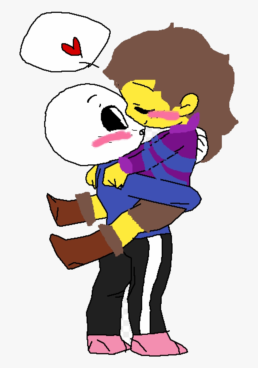 Waiting Sans Frisk Ive Been Clipart Transparent Png - Sans X Frisk, Transparent Clipart