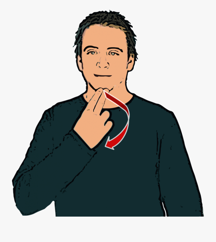 British Sign Language Good Afternoon, Transparent Clipart