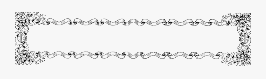 Black And White Borders, Transparent Clipart