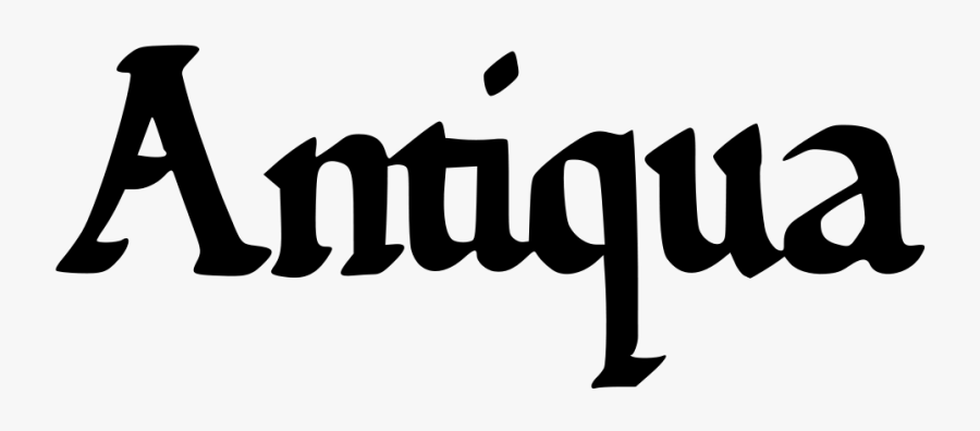 Fraktur Antiqua, Transparent Clipart