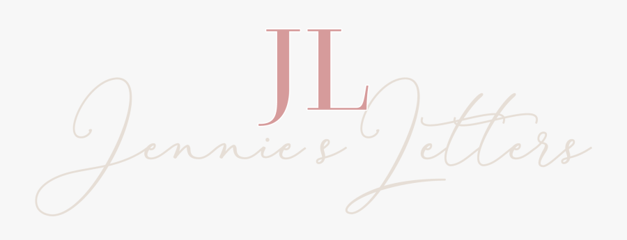 Jennie"s Letters - Calligraphy, Transparent Clipart