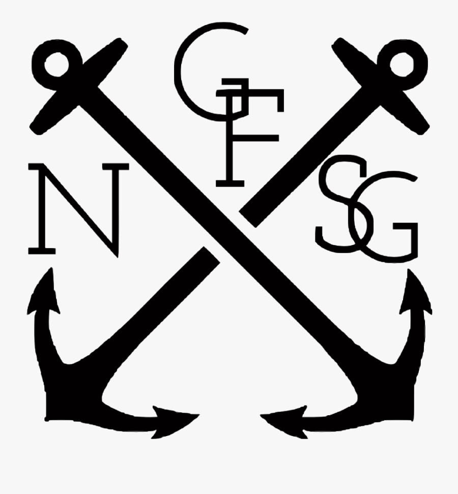 Double Anchor Tattoo, Transparent Clipart