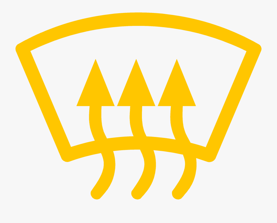 Defrost Vent Indicator Icon Graphic - Defrost Icon Png, Transparent Clipart