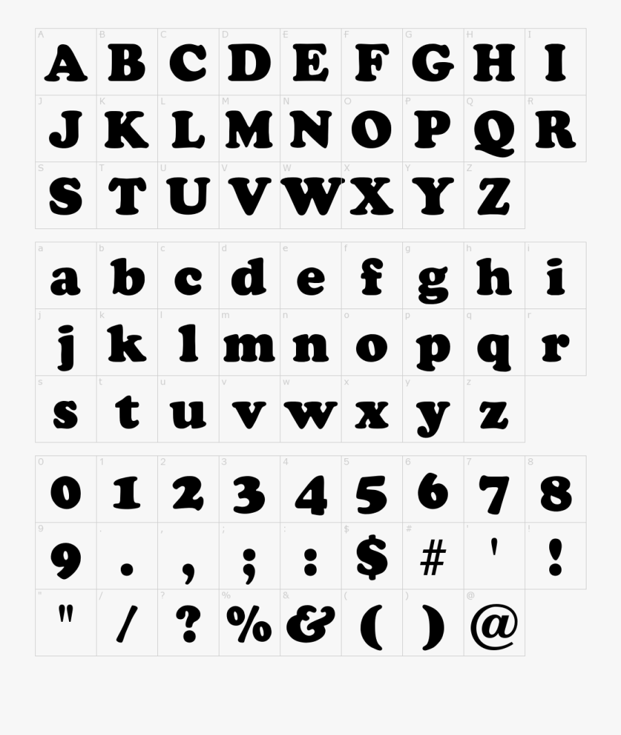 Funky Fonts, Transparent Clipart