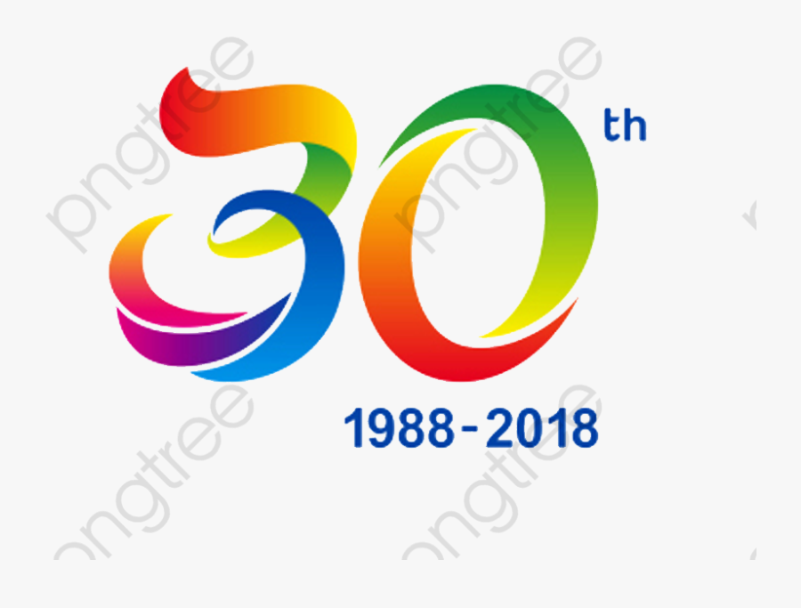 Th Celebration Years - Circle, Transparent Clipart