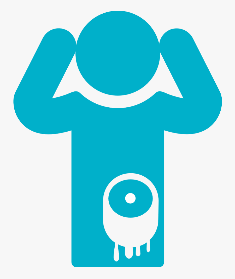 Ostomy Icon Clipart , Png Download - Ostomy Leakage, Transparent Clipart