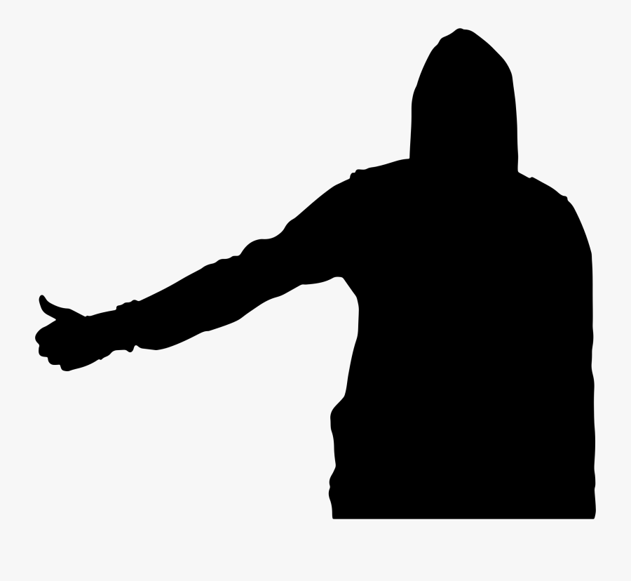 Man Silhouette Png Download - Hitchhiking Clipart, Transparent Clipart