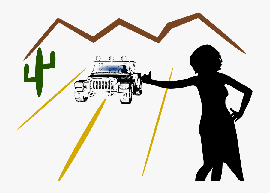 Hitchhiking - Hitchhiking Png, Transparent Clipart