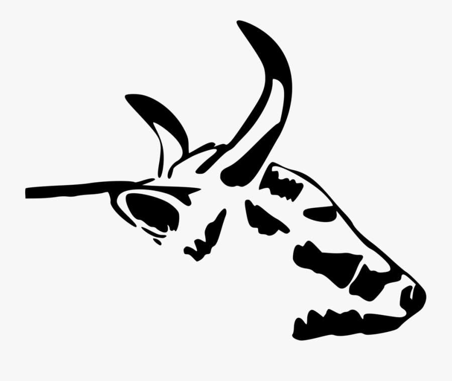 Art,monochrome Photography,artwork - Cow Head, Transparent Clipart