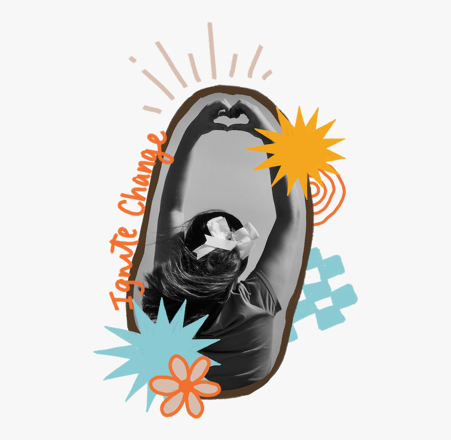 Girl With Hands Up Making A Heart - Amor De Jeff Foster, Transparent Clipart