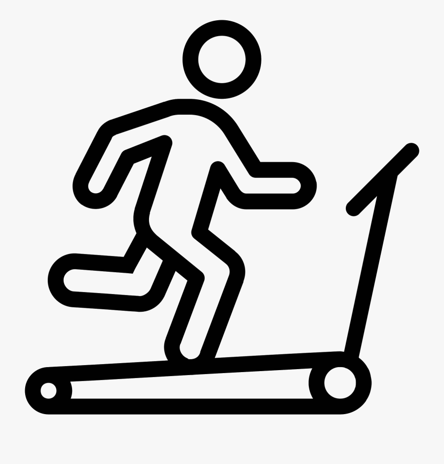 Treadmill Icon Png, Transparent Clipart