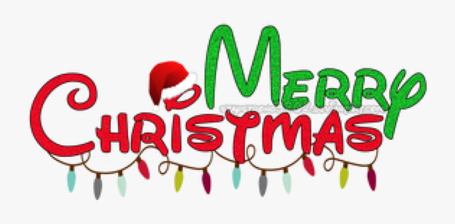 Happy Christmas Png Text, Transparent Clipart