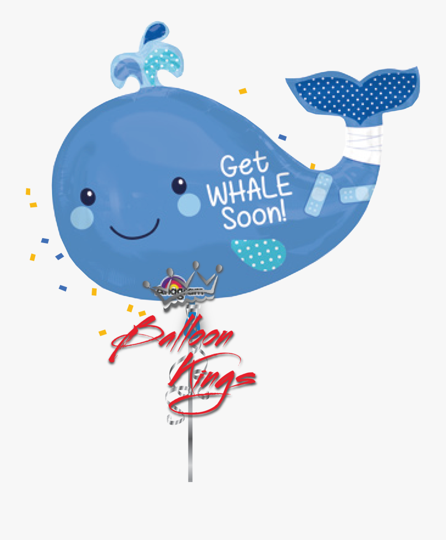 Get Whale Soon Shape - Balloon, Transparent Clipart