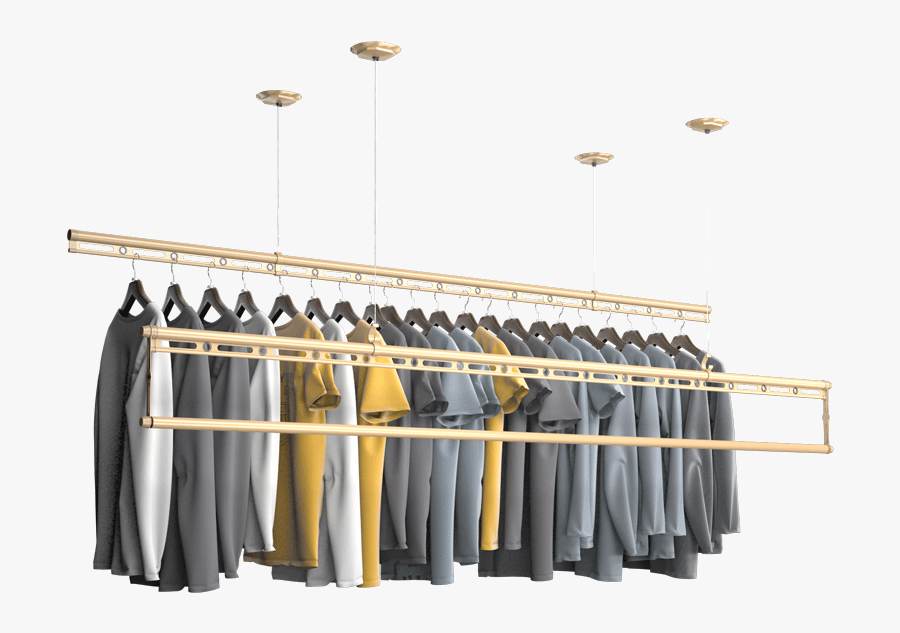 Transparent Drying Off Clipart - Hanging Clothes Rack Png, Transparent Clipart