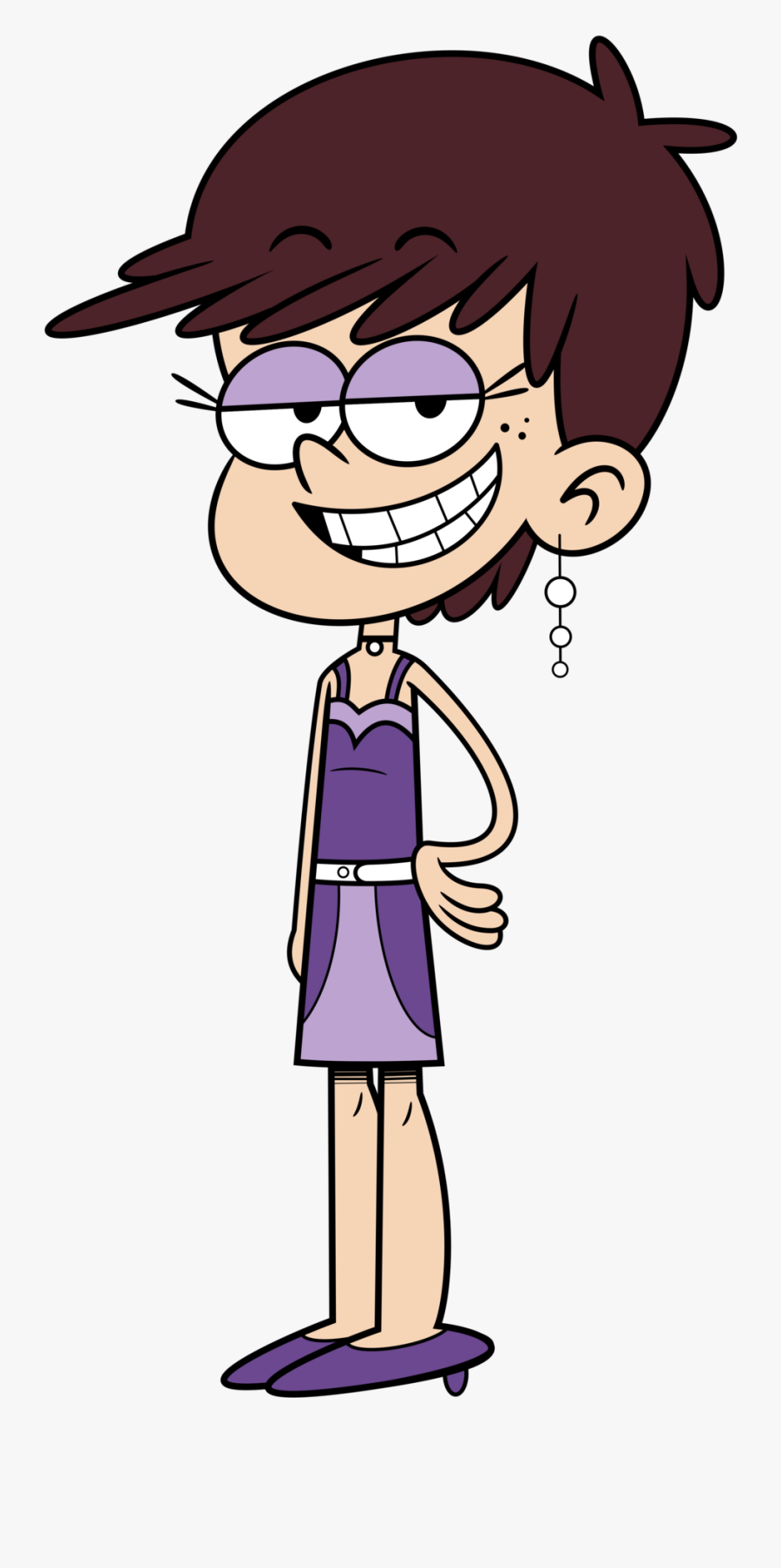 And The Verdict Is Heels I"m Not Sure If It Turned - Loud House Luna Loud, Transparent Clipart
