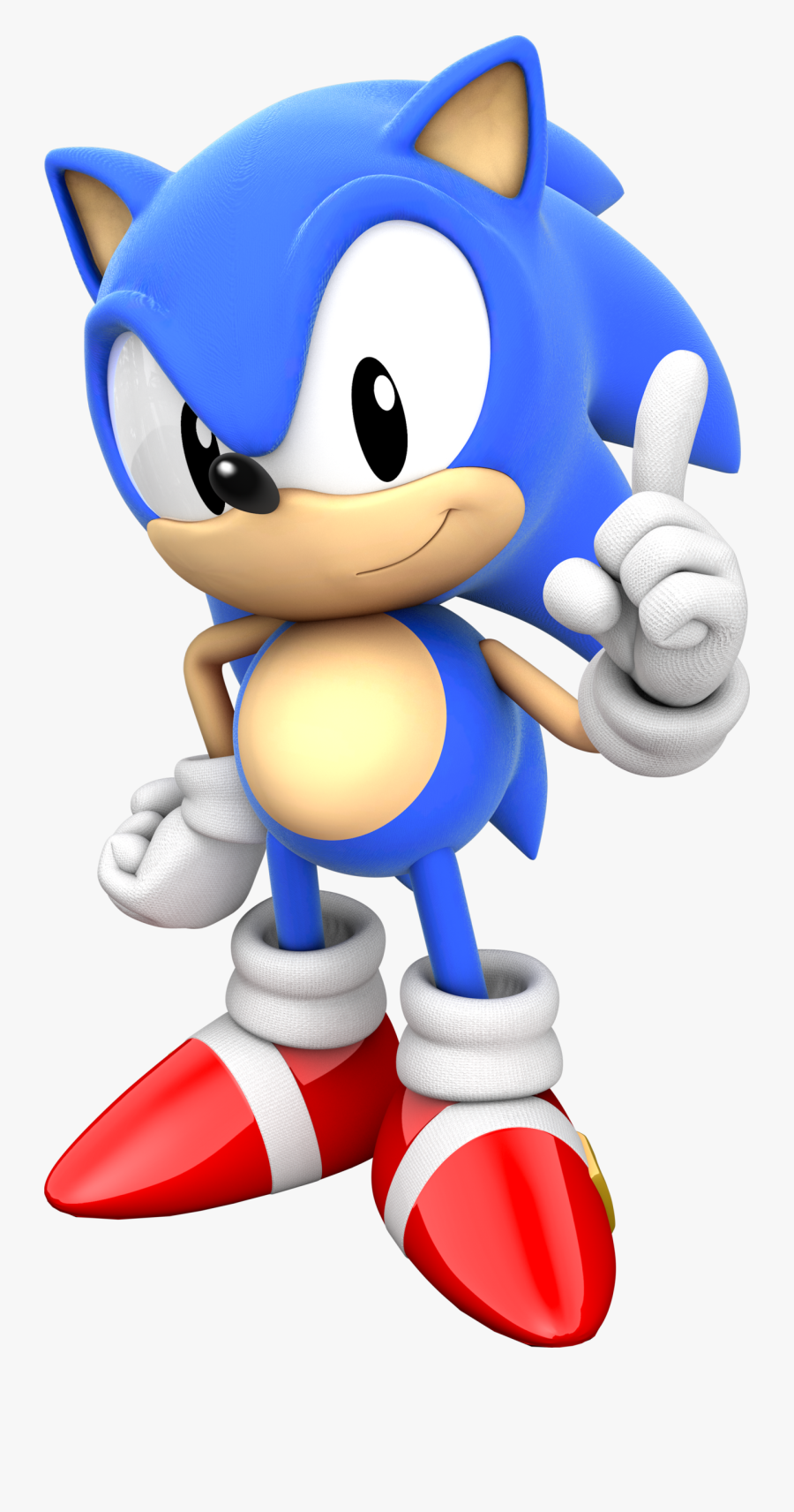 Classic Sonic Model V3 By Mateus2014-d93n04e - Classic Sonic Model Download, Transparent Clipart