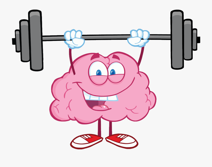 Brain Lifting Weights Clipart, Transparent Clipart