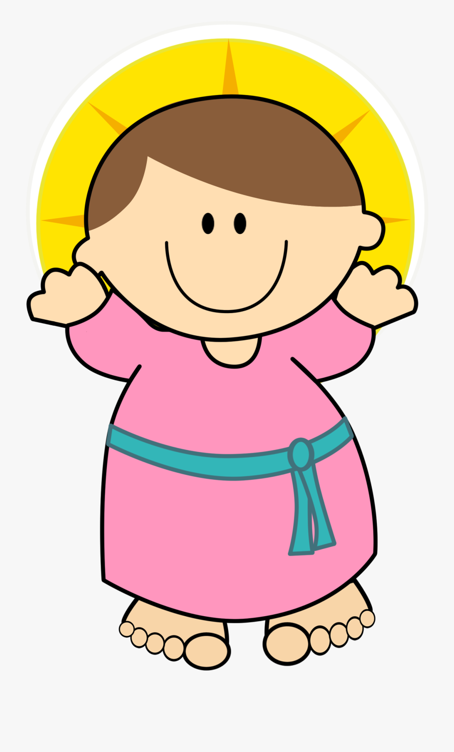 Niño Jesus Caricatura, Transparent Clipart
