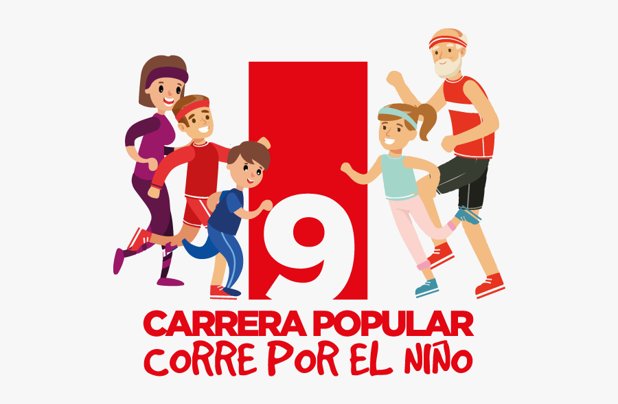 Corre Por El Niño - Cartoon, Transparent Clipart