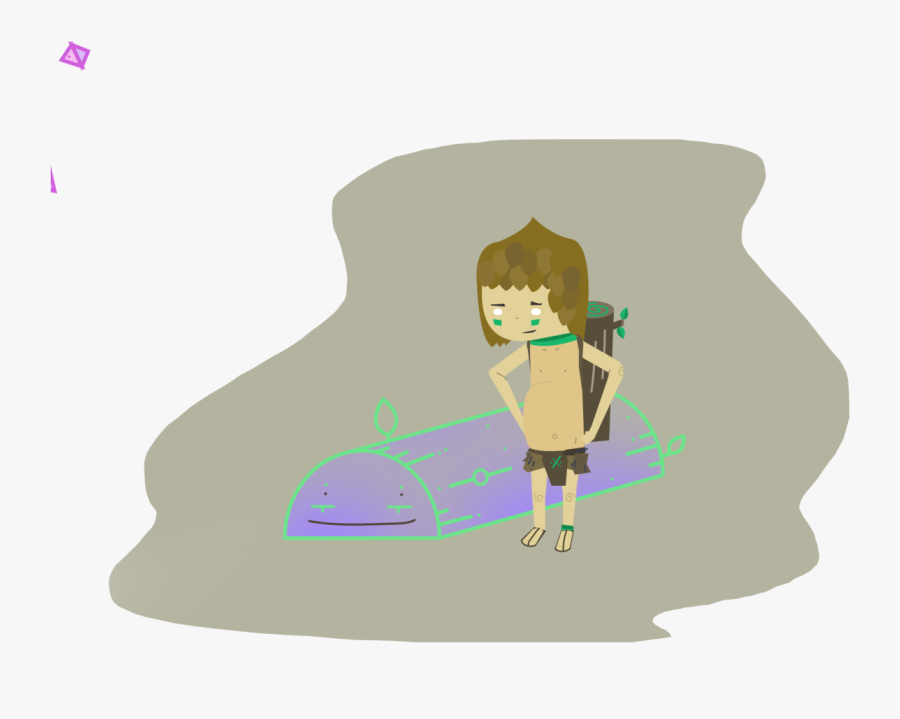 Akco Is Always Out In The Woods, I Think He’s Building - Cartoon, Transparent Clipart