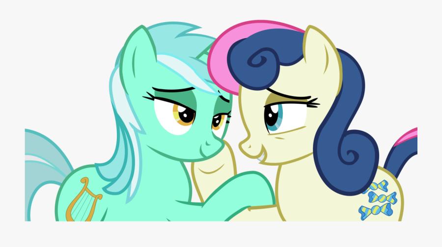 Friends Transparent May - Mlp Bon Bon X Lyra, Transparent Clipart