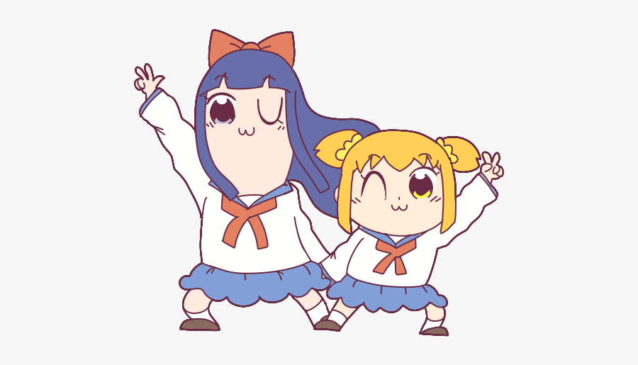 Pop Team Epic - Cartoon, Transparent Clipart