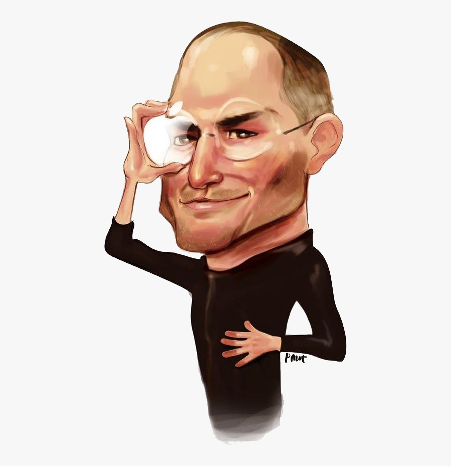 Steve Jobs Png Image - Cartoon Steve Jobs Png, Transparent Clipart
