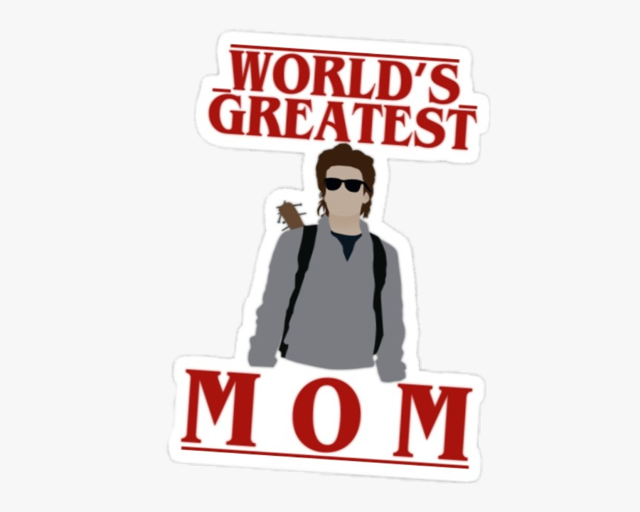 Strangerthings Steve Steveharrington Momsteve Momsteveharrington - Poster, Transparent Clipart