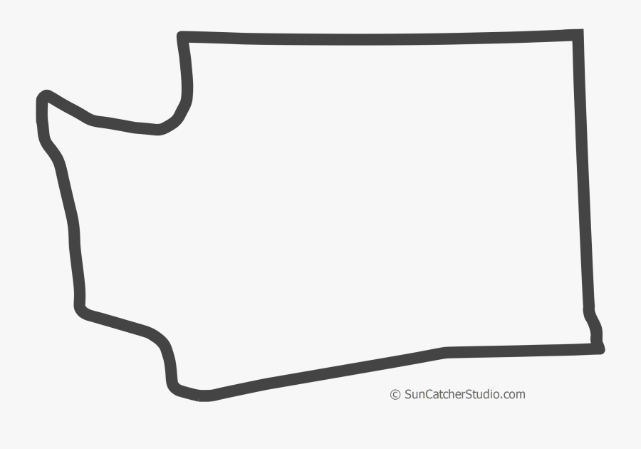 Download Washington State Outline Png Png Images, Transparent Clipart