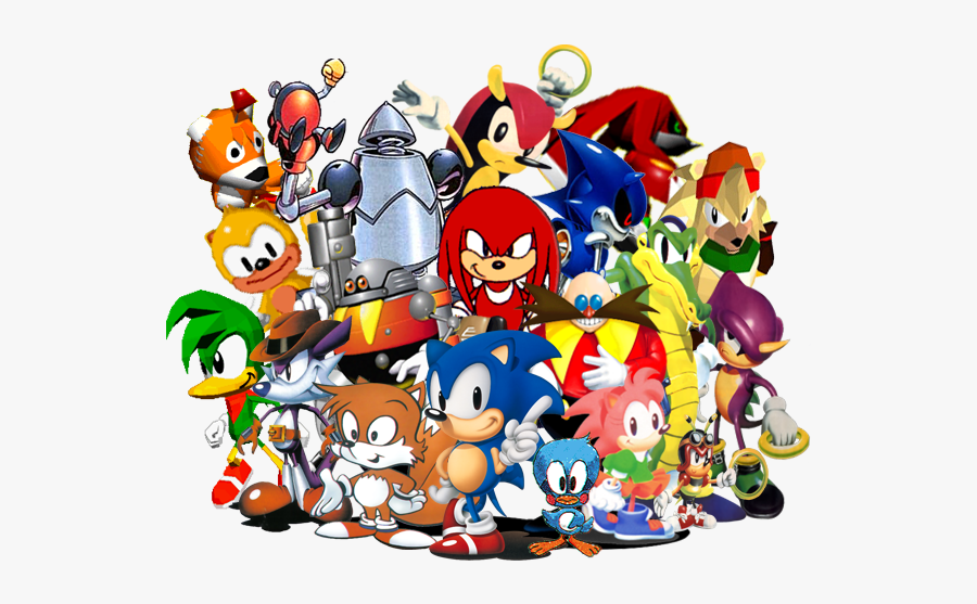 Sonic News Network - Classic Sonic And Friends, Transparent Clipart