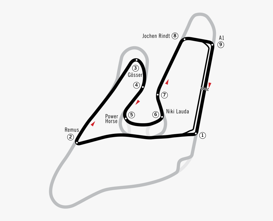 Transparent Race Track Png - Old Vs New Hockenheim, Transparent Clipart