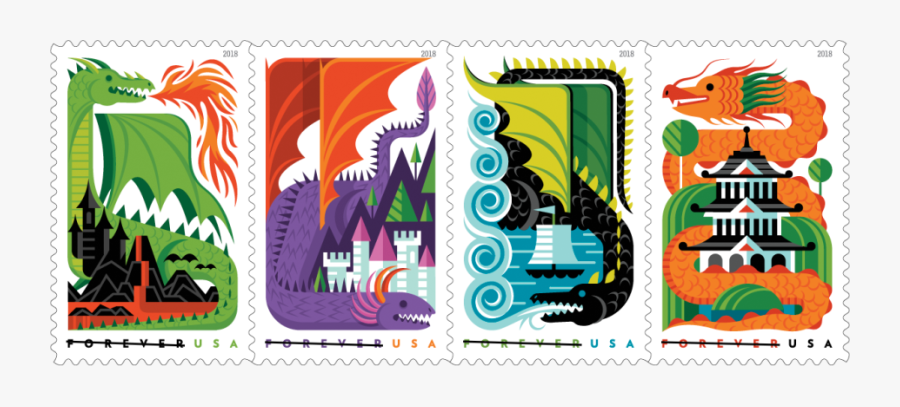 Usps 2018 Stamps - Usa Forever Stamps 2018, Transparent Clipart