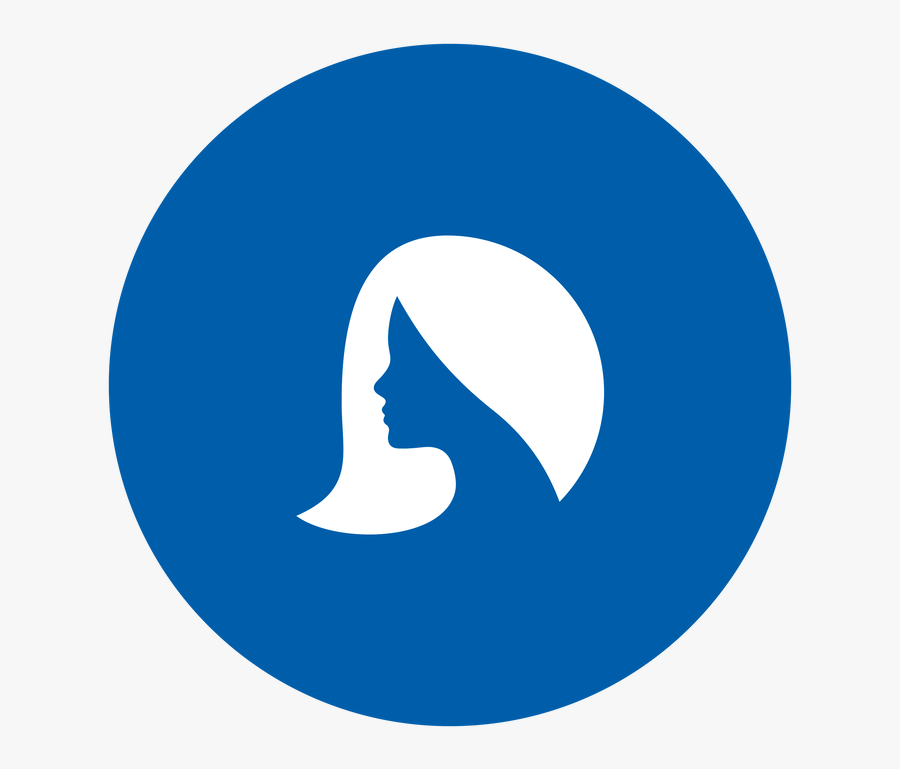 Picture - Circle Blue Youtube Logo, Transparent Clipart