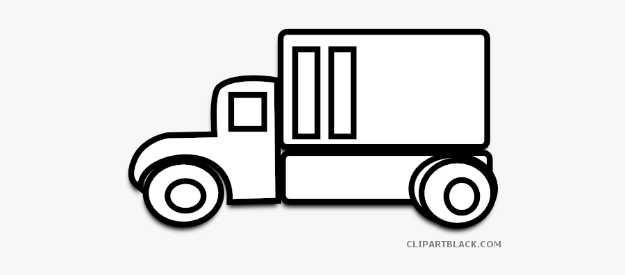 Toy Clipart Toy Vehicle - Clipart Black And White Lorry, Transparent Clipart
