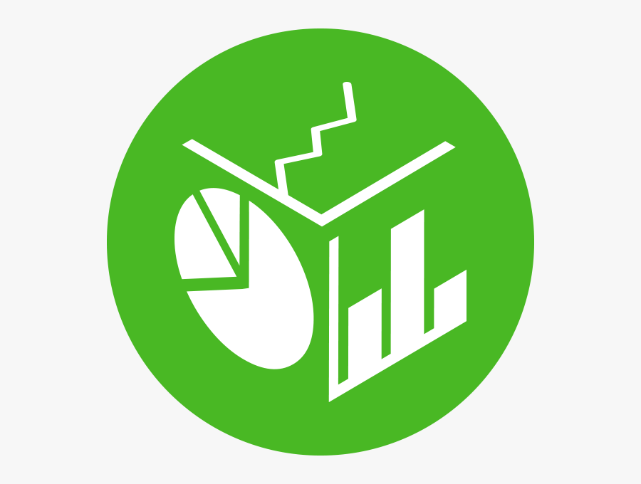 Business Intelligence - Big Data Round Icon, Transparent Clipart