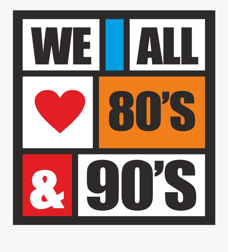 Love 80 And 90, Transparent Clipart