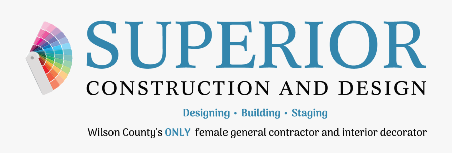 Superior Construction And Design Logo - Hanging Shop Sign, Transparent Clipart