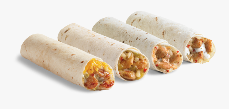 Tacos Clipart Taquito - Chicken Roller Del Taco, Transparent Clipart