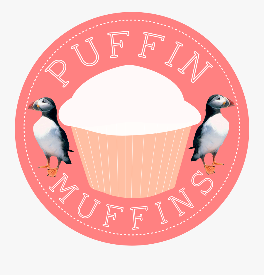 T-shirt Emblem Front & Back - Puffin On Your Muffin, Transparent Clipart