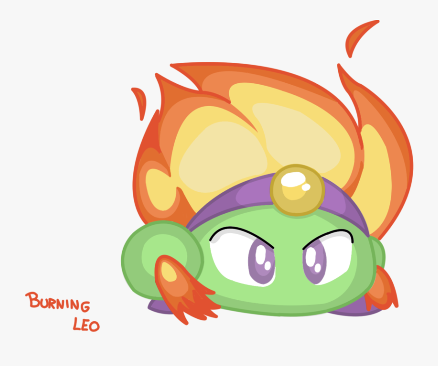 Kirby S Helpers Burning - Star Ultra Kirby Burning Leo, Transparent Clipart