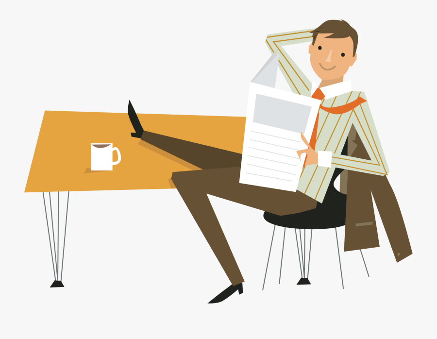 Telephone Clipart Receptionist - Illustration, Transparent Clipart