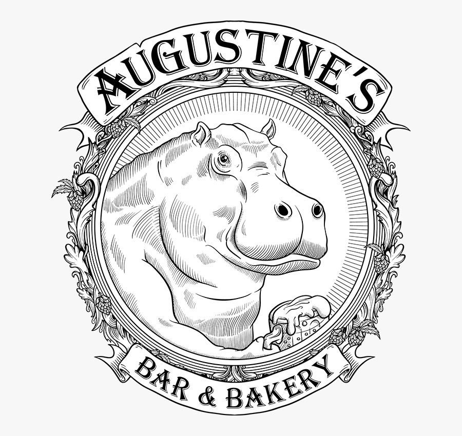 Bakery Drawing Bar And Augustinesbarbakery - Augustine's Bar And Bakery, Transparent Clipart