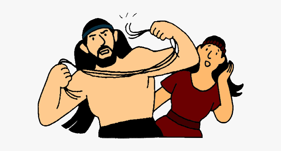 Preschool Samson And Delilah Coloring Page, Transparent Clipart