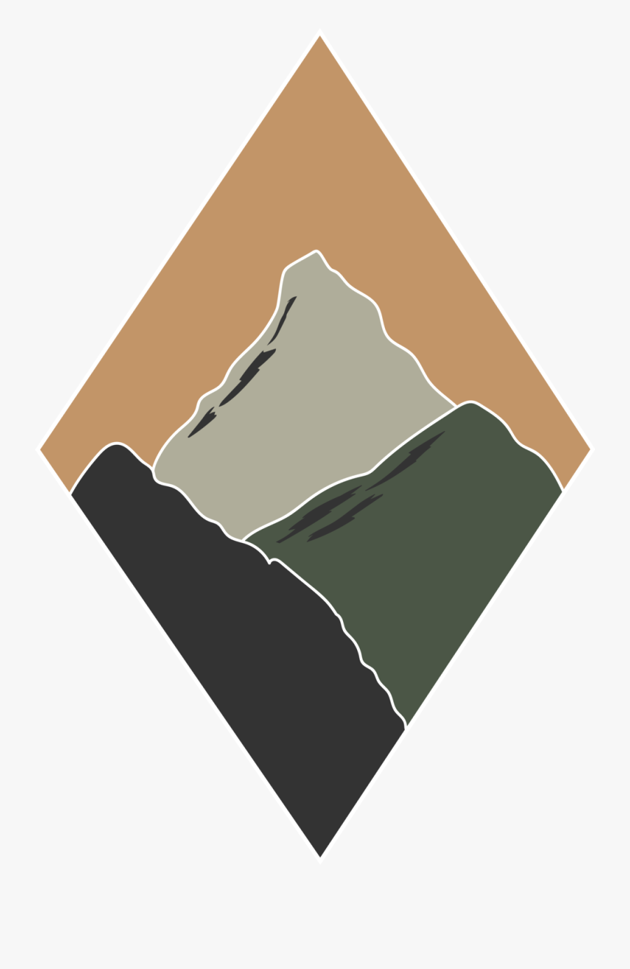 Diamond Mountains Color2, Transparent Clipart