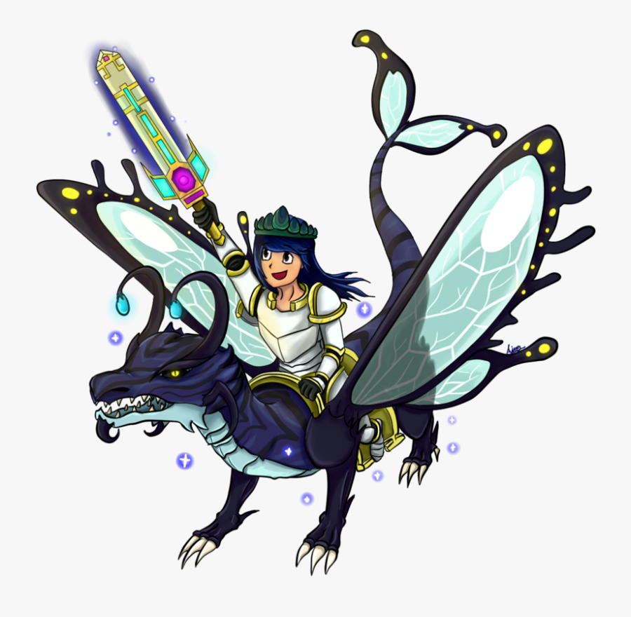 Knight Clipart Dragons - Trove Dragon Fan Art, Transparent Clipart