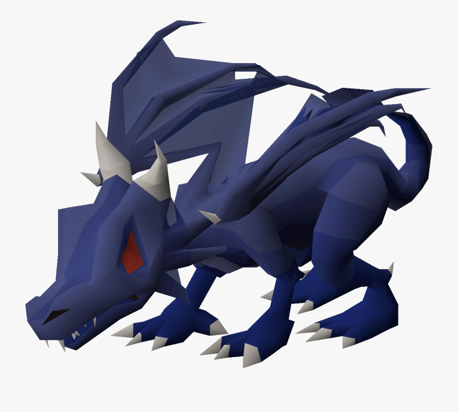 Runescape Old Blue Dragon, Transparent Clipart
