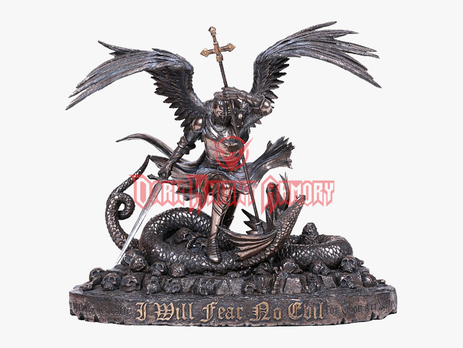 Angel Knight Statue, Transparent Clipart