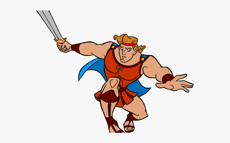 Disney Hercules With Sword, Transparent Clipart