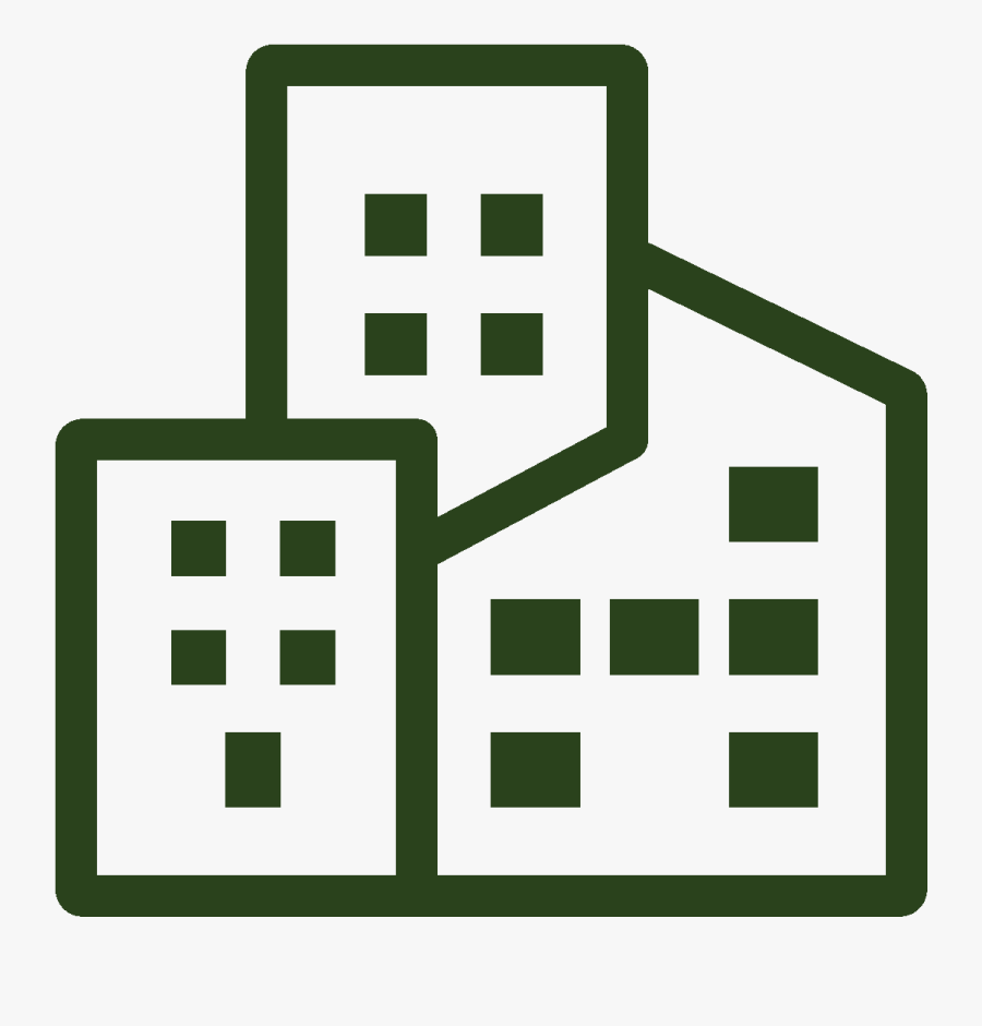 Commercial Real Estate Icon, Transparent Clipart